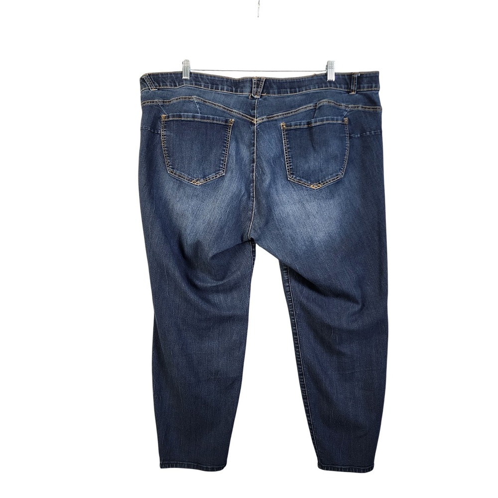 Democracy Absolution Booty Lift Plus Jegging Jeans Plus Size 24 Dark Indigo Wash - Picture 4 of 13